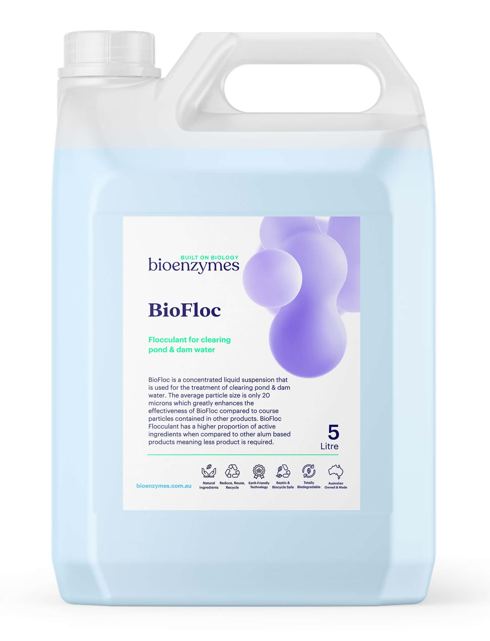 Floculant liquide - Cristal Clear Water, 5 litres